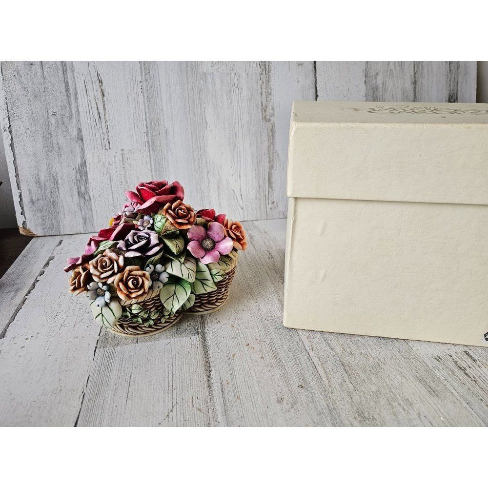 Harmony garden home Sweet home 1999 vintage large flower bouquet‎ limited